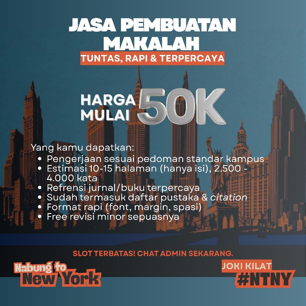 Jasa Buat Makalah Kuliah & Tugas Sekolah Lengkap