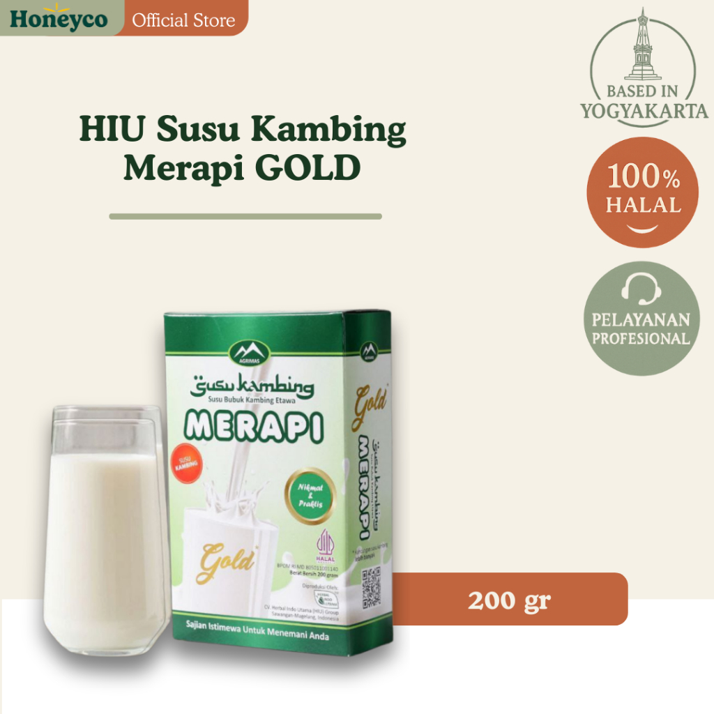 Susu Kambing Etawa Merapi Gold - Susu Kambing Merapi - Susu Kambing Etawa