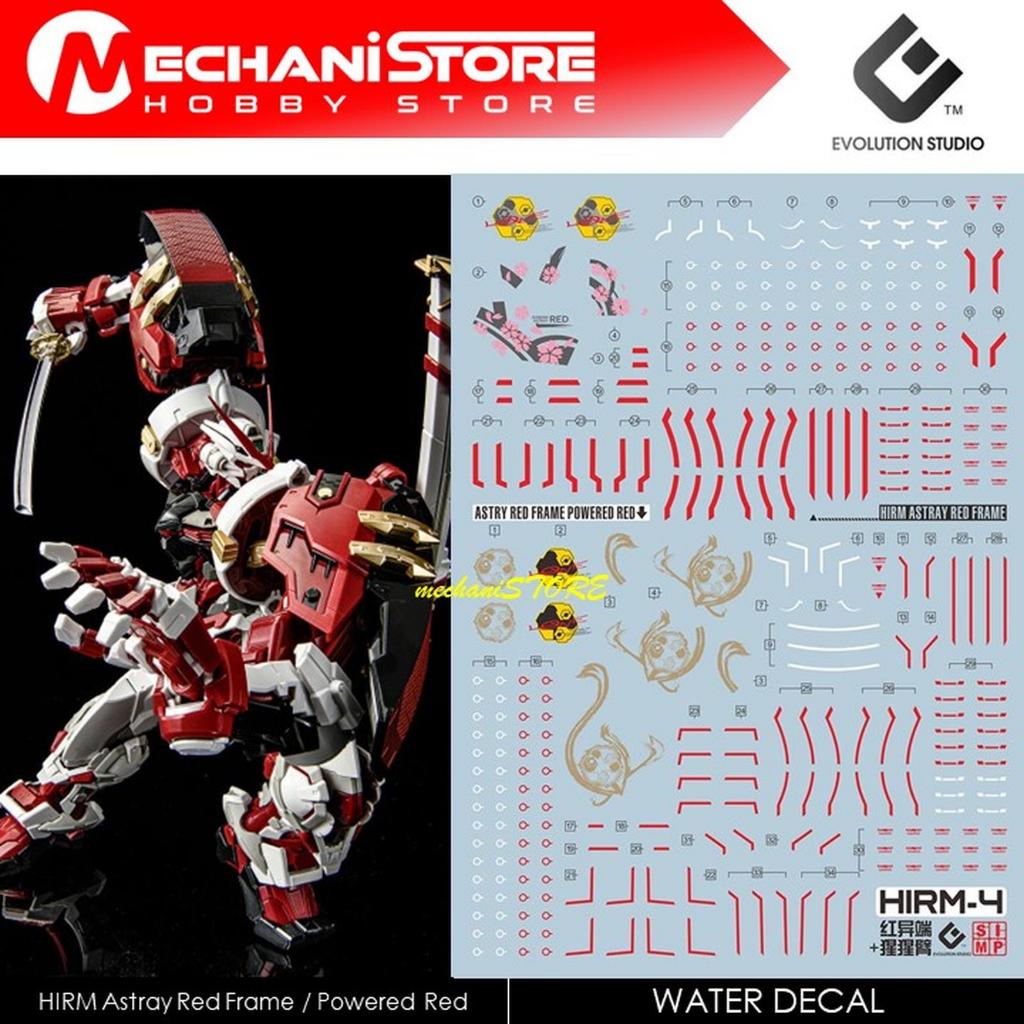 EVO Decal HiRM - HIRM04 Astray Red Frame / Powered Red