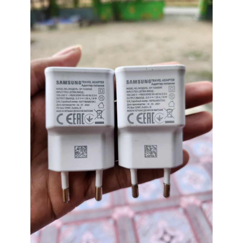 Adaptor Charger Samsung Original A04E / A03S – 1.55A 7.8W