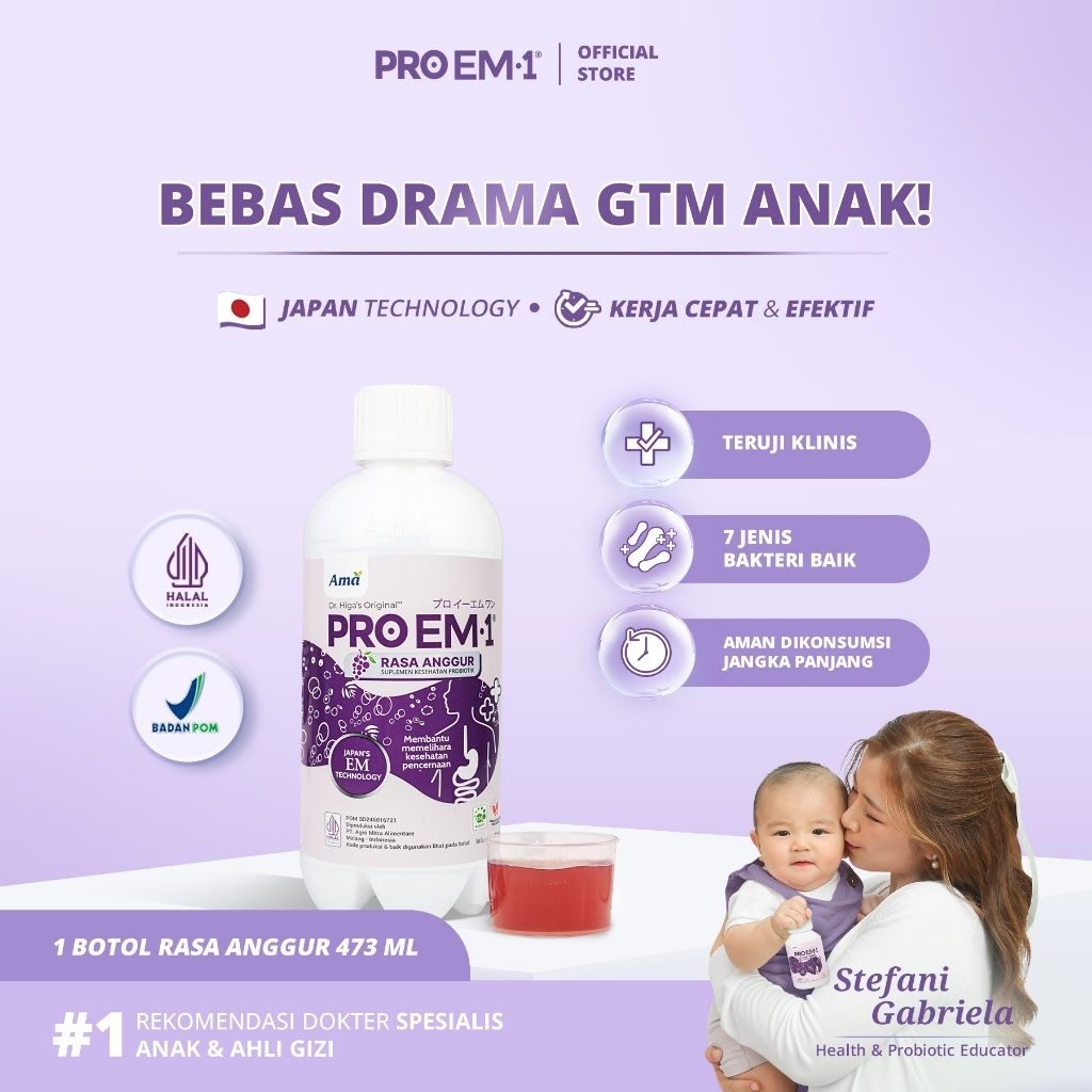 PRO EM-1 rasa anggur 473ml