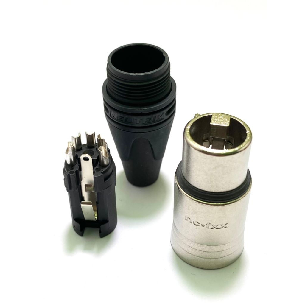 NEUTRIK NC5FXX JACK CANON XLR FEMALE 5 PIN NEUTRIK ORIGINAL - JACK XLR CEWE 5 PIN NEUTRIK ORIGINAL