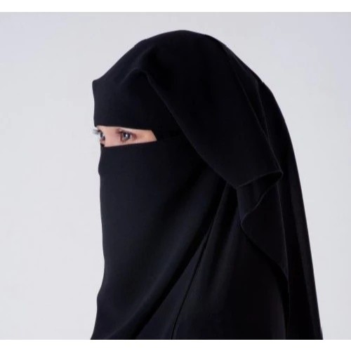 Cadar Bandana Warna Hitam Polos - Nyaman & Praktis