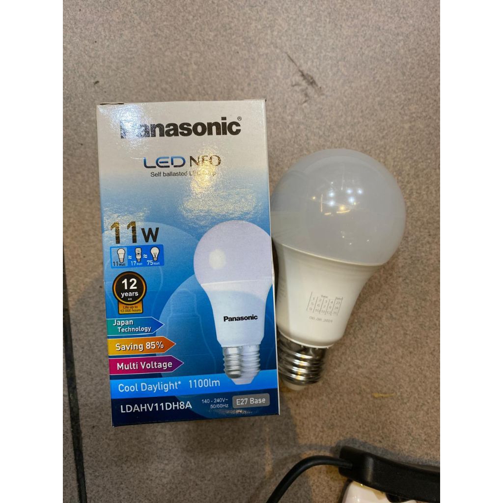 lampu bohlam led 11 watt 11w Panasonic lampu led bulb Panasonic 11 watt