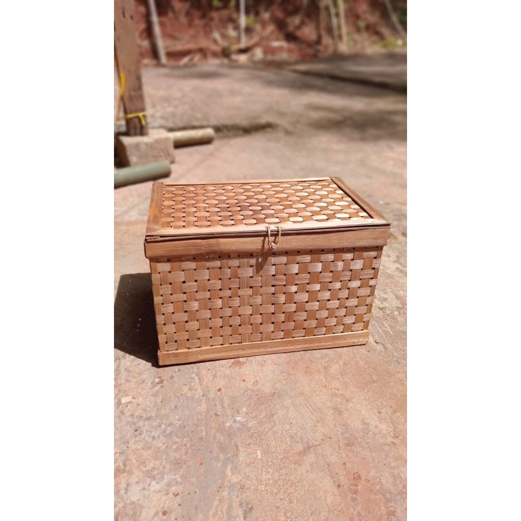 Box hampers // box hantaran bambu