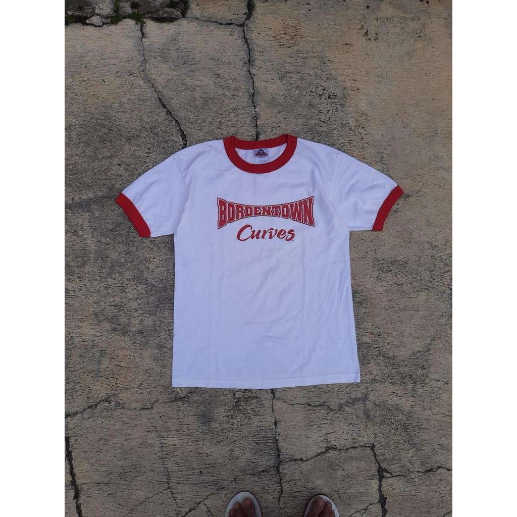 vintage 90’s ringer tee bordentown curves