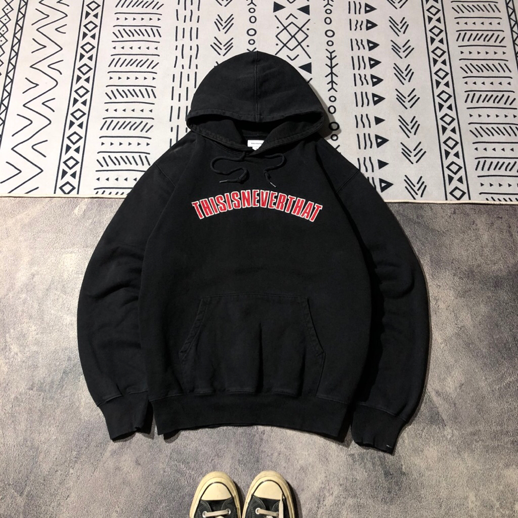 HOODIE THISISNEVERTHAT BLACK DY