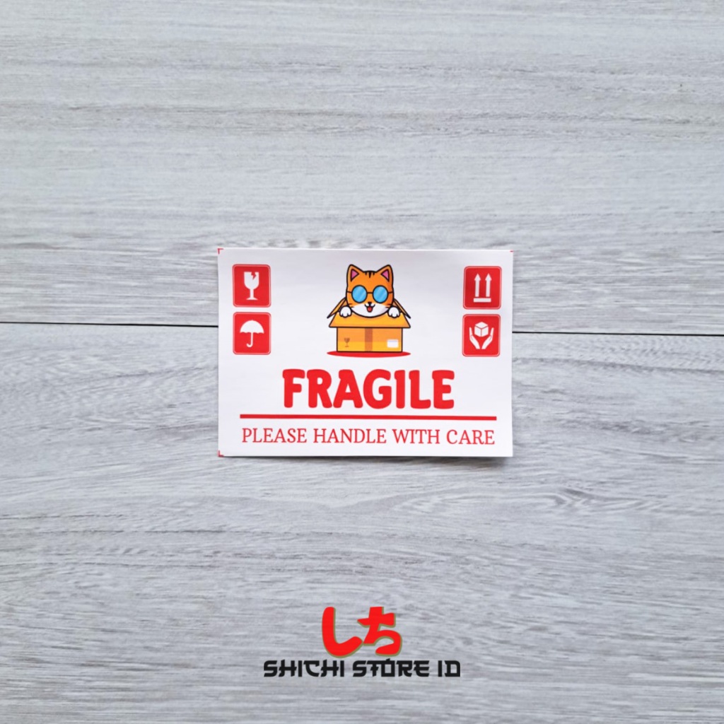 Stiker Fragile/ Stiker Fragile Lucu/ Stiker Paket Fragile