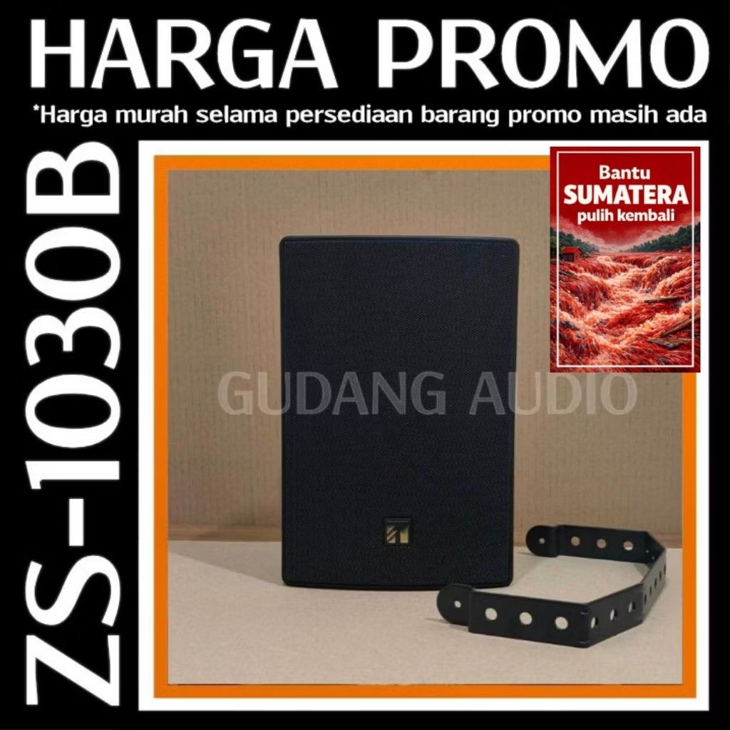 UNIVERSAL SPEAKER TOA ZS-1030B ZS 1030 30 WATT ORIGINAL SPEAKER DINDING TOA SPEAKER MASJID