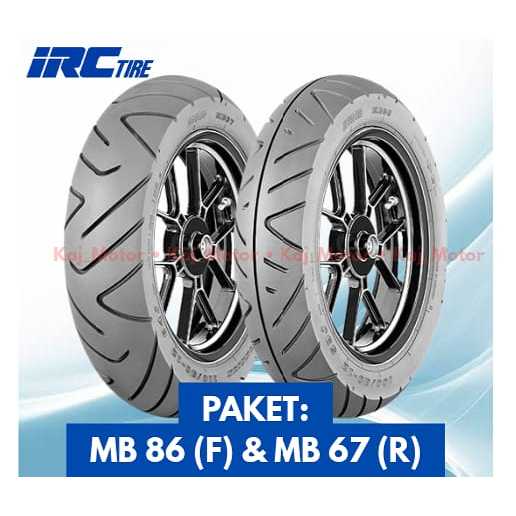 BAN IRC TUBELES DEPAN BELAKANG MOTOR SCOOPY DONAT / SCOOPY NEW / BEAT STREET NEW / GENIO NEW / FREEG