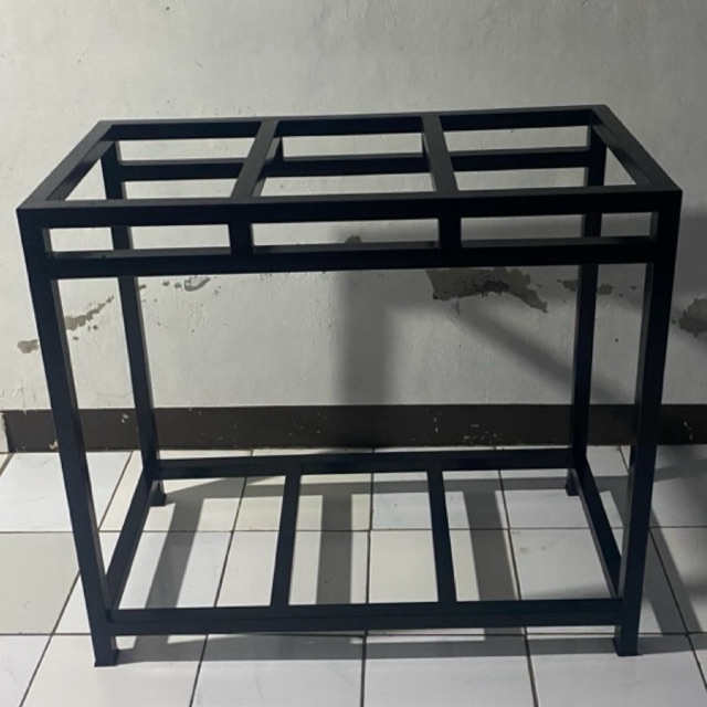 Rak Aquarium 100x50x90 besi holo