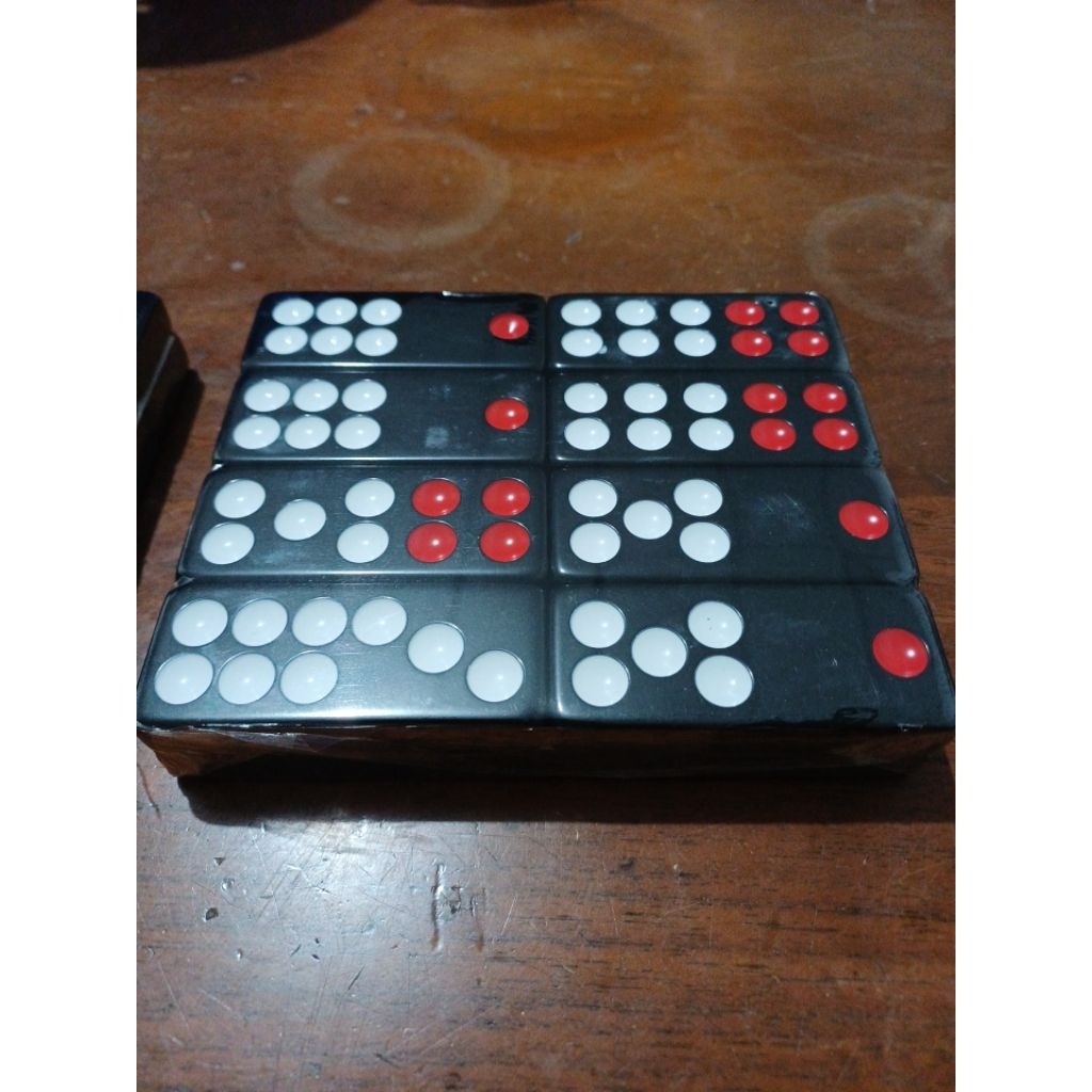 Pai jiu pai kiu pai gow domino hitam set China Cina kartu permainan mahyong
