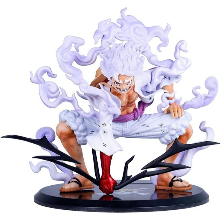 Luffy Action Figure, Gear 5 Luffy Anime Model Figure Statue PVC