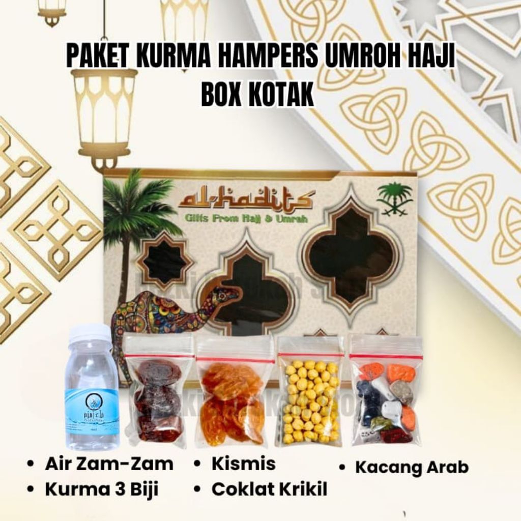 PAKET HAMPERS UMROH HAJI BOX KOTAK MEWAH TERMURAH