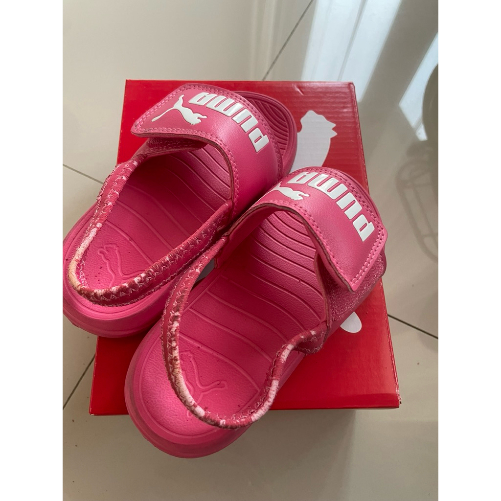 preloved sandal jepit anak perempuan/sandal jepit puma pink/sandal jepit anak