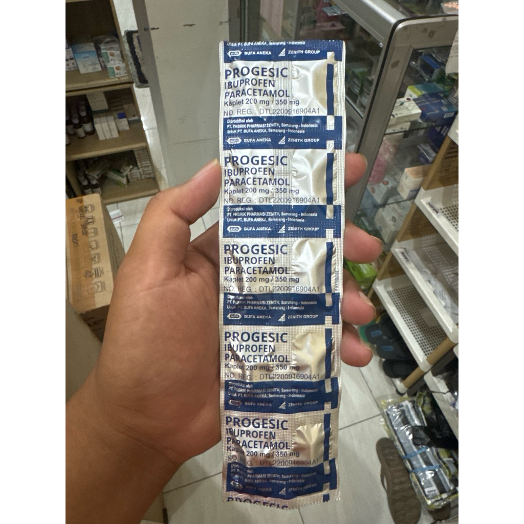 Progresic paracetamol ibuprofen