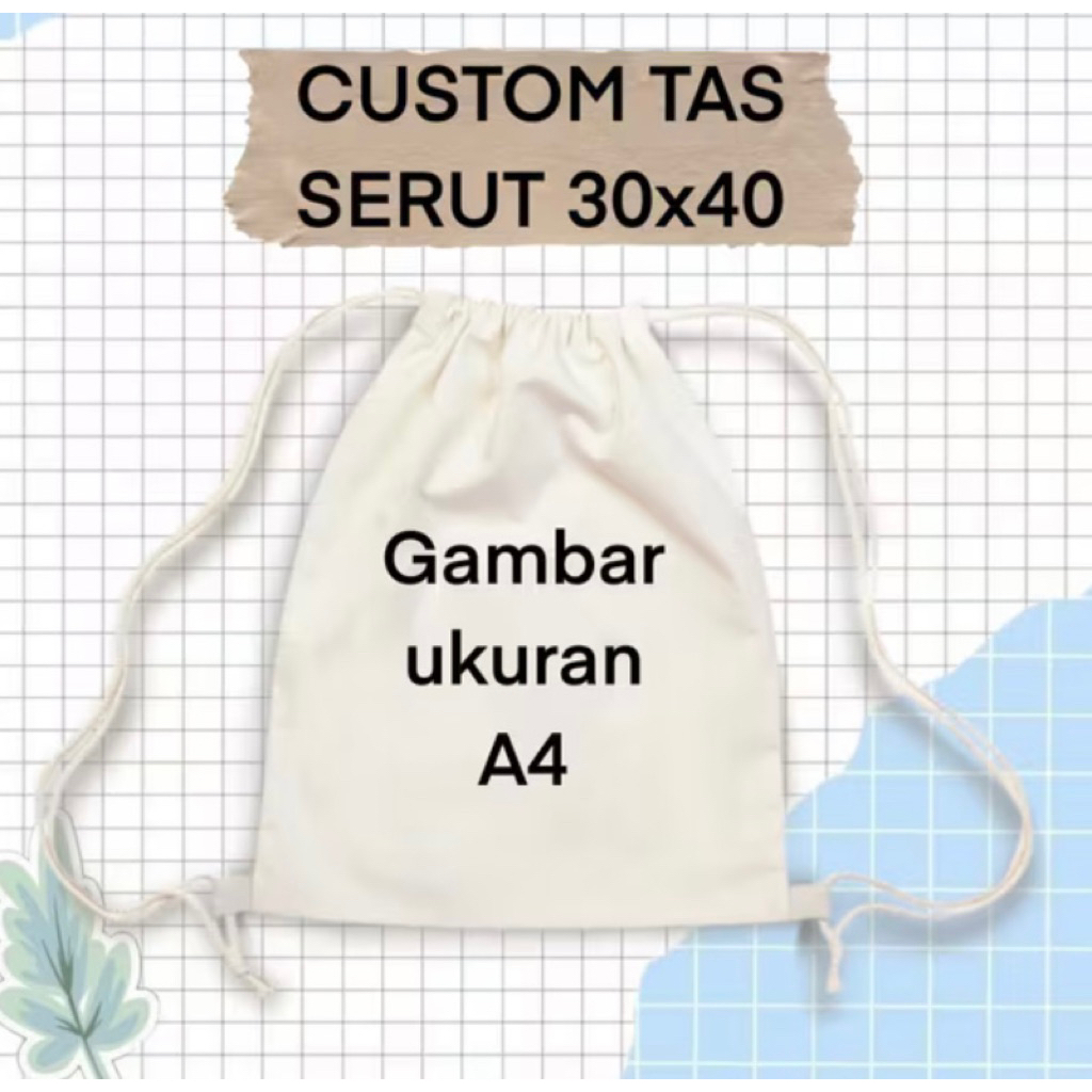 TAS SERUT CUSTOM FOTO
