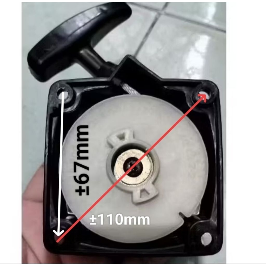 Recoil Starter Tarikan Komplit STIHL SG 230 BT 230 WP 230