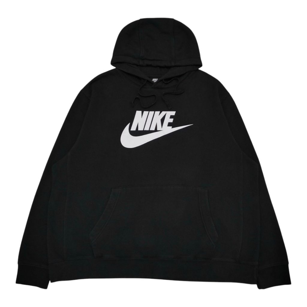 Hoodie Nike Logo Hitam Second Original
