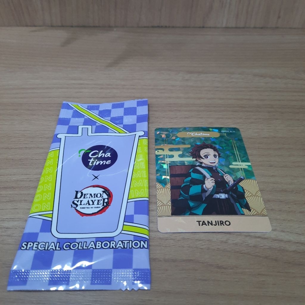 Kartu Demon Slayer x Chatime TANJIRO
