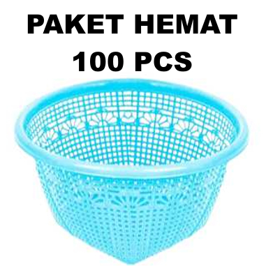 [ 100 PCS ] Wakul Nasi Plastik lusinan Ceting Nasi Plastik Tradisional untuk Besek Hajatan Tradisi