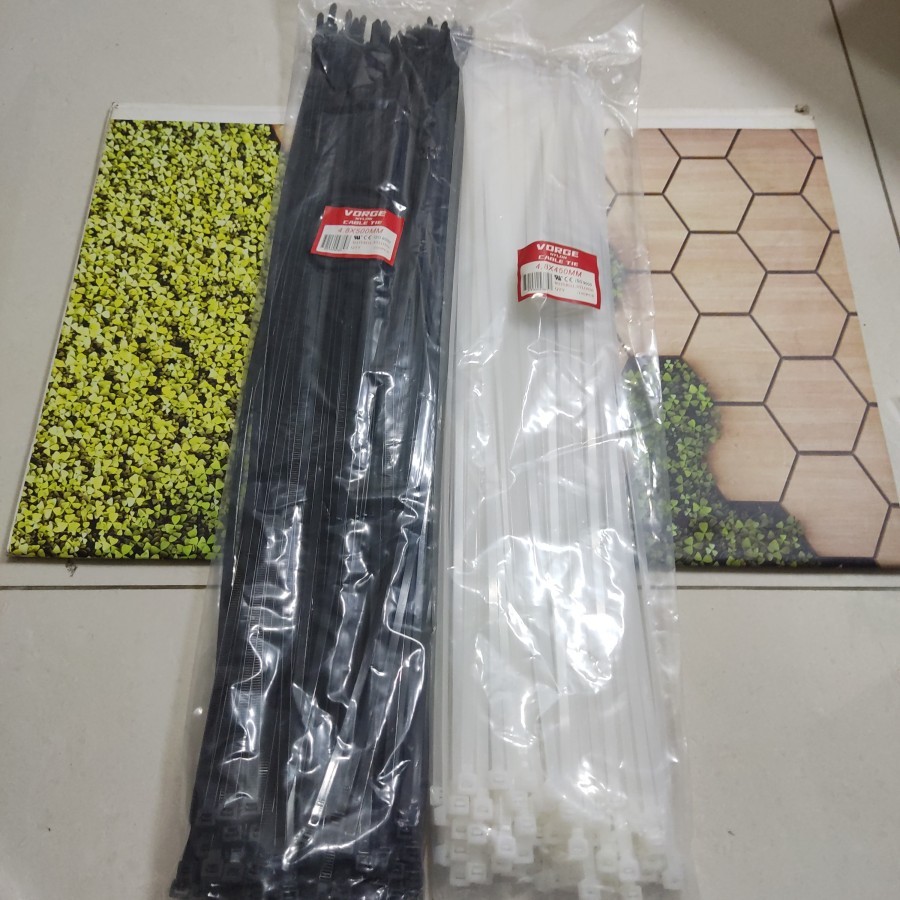kabel Ties Cable pengikat VORGE 4.8 x 500 mm 4,8 x 50 cm 50cm 500mm 4.8x500 4,8x500