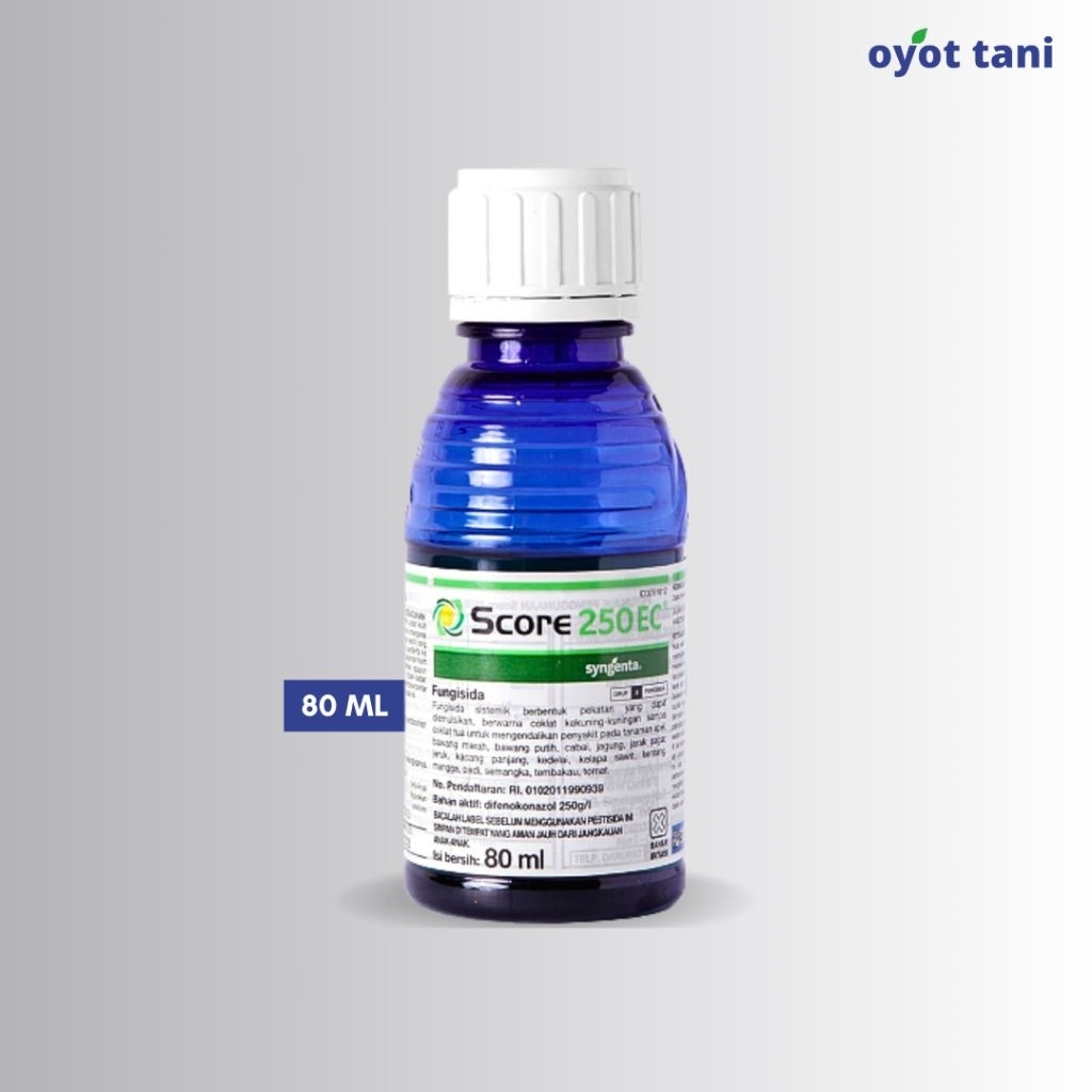Score 250EC 80 ml (Original) | Fungisida Sistemik Bahan Aktif Difenokonazol 250 g/L | Obat Pengendal