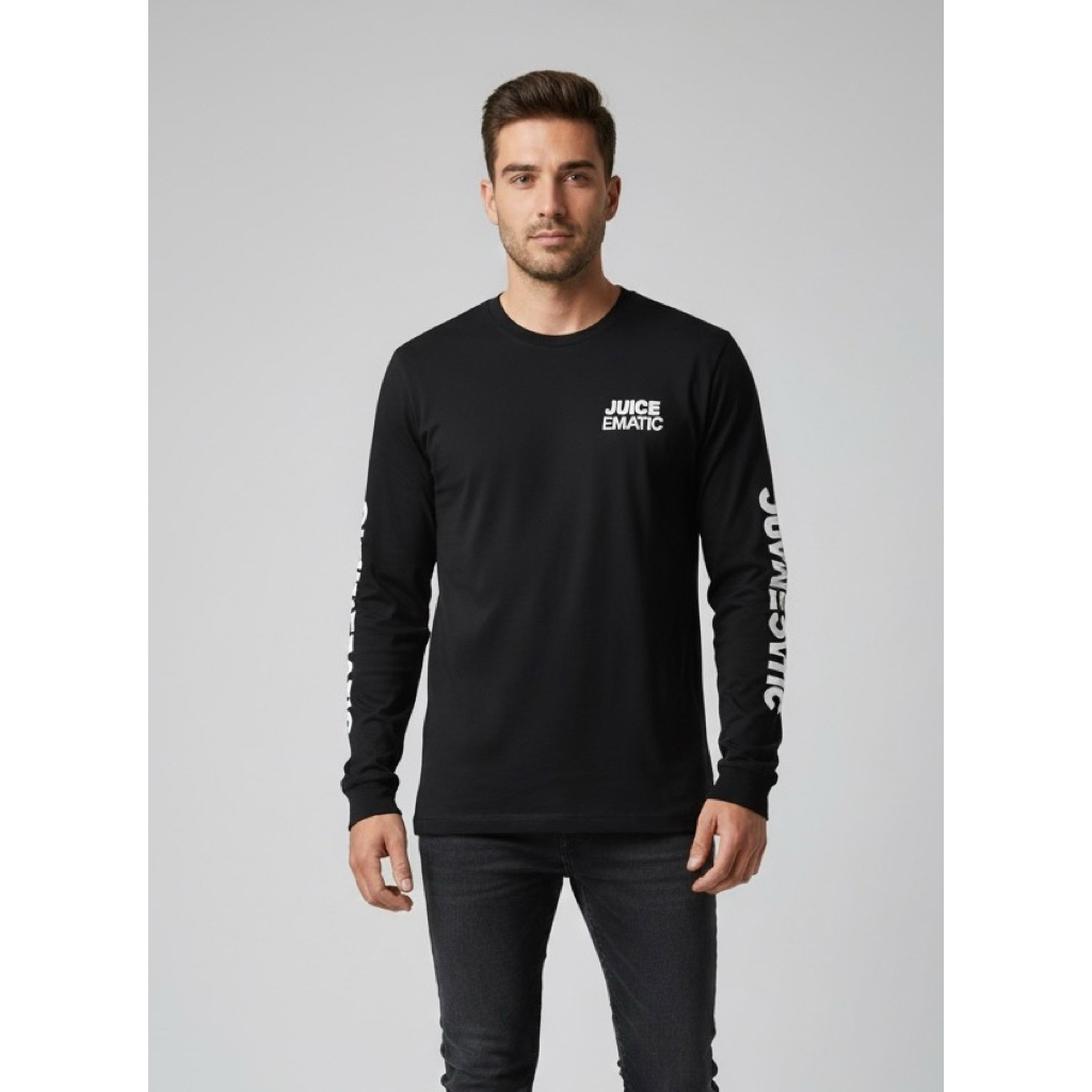 Kaos Pria Lengan panjang juice ematic size s