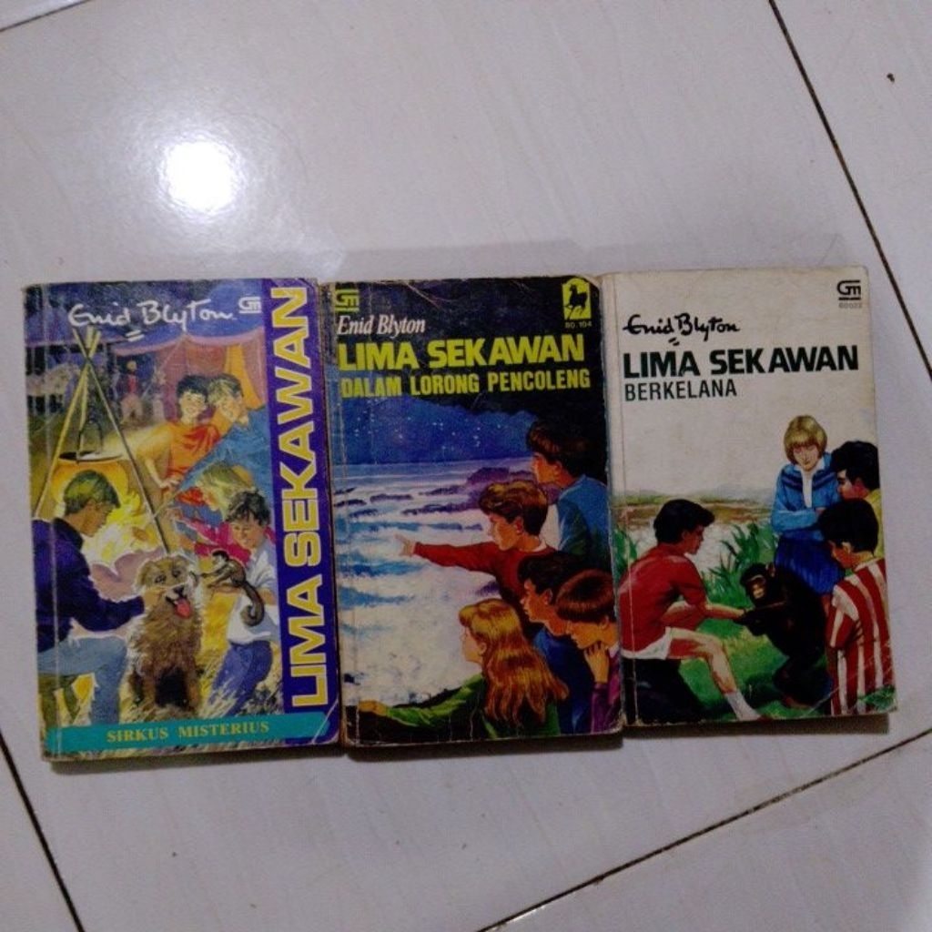 novel enid blyton 3 paket...lima sekawan...