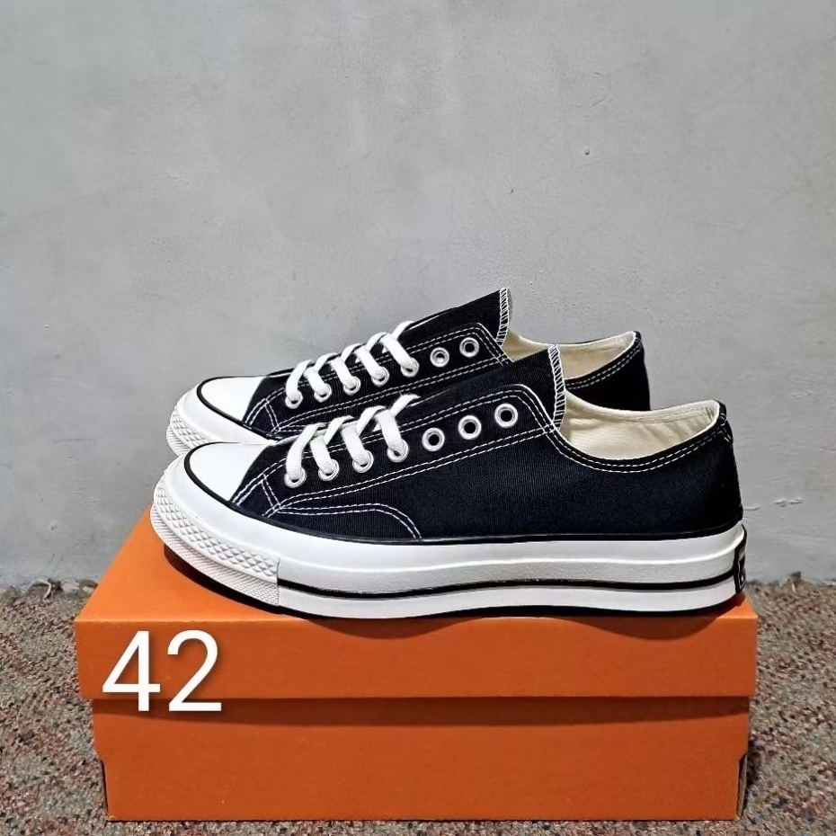 Converse 70s Low Black White Original New 