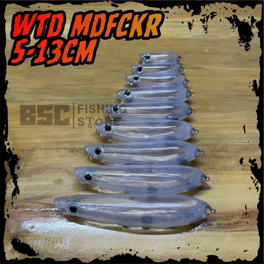 WTD GLUESTICK MDFCKR SPLASH treble umpan top water hampala