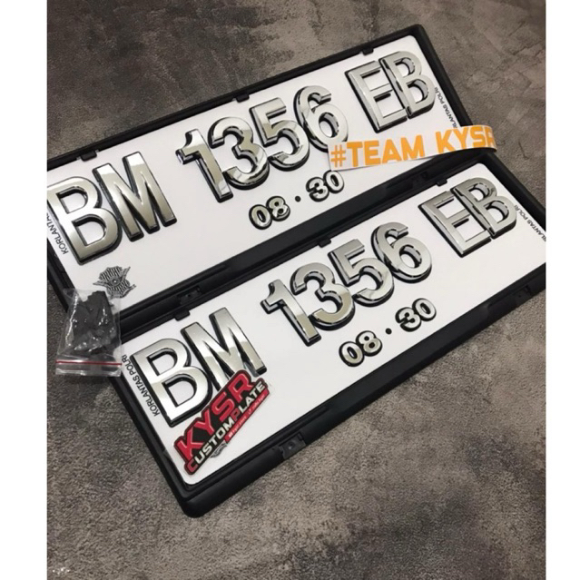 PLAT TIMBUL MOBIL FONT CEMBUNG PREMIUM /GRATIS COVER/DUDUKAN / ANGKA TIMBUL / PLAT TIMBUL