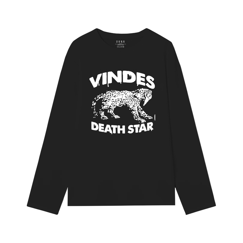 Zuro - Kaos Lengan Panjang Vindes Death Metal T-shirt long sleeve pria wanita unisex