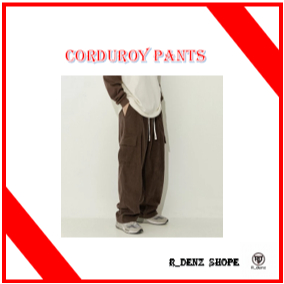 Celana Corduroy Pria Celana Cargo Corduroy pants Celana Kargo Panjang Corduroy Hitam celana cargo pa