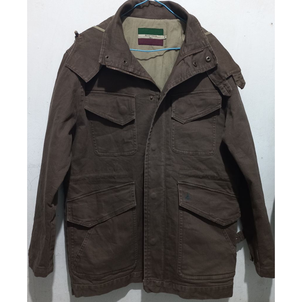 SemiParka Bean Pole Sangat Tebal Berhodie Model M65