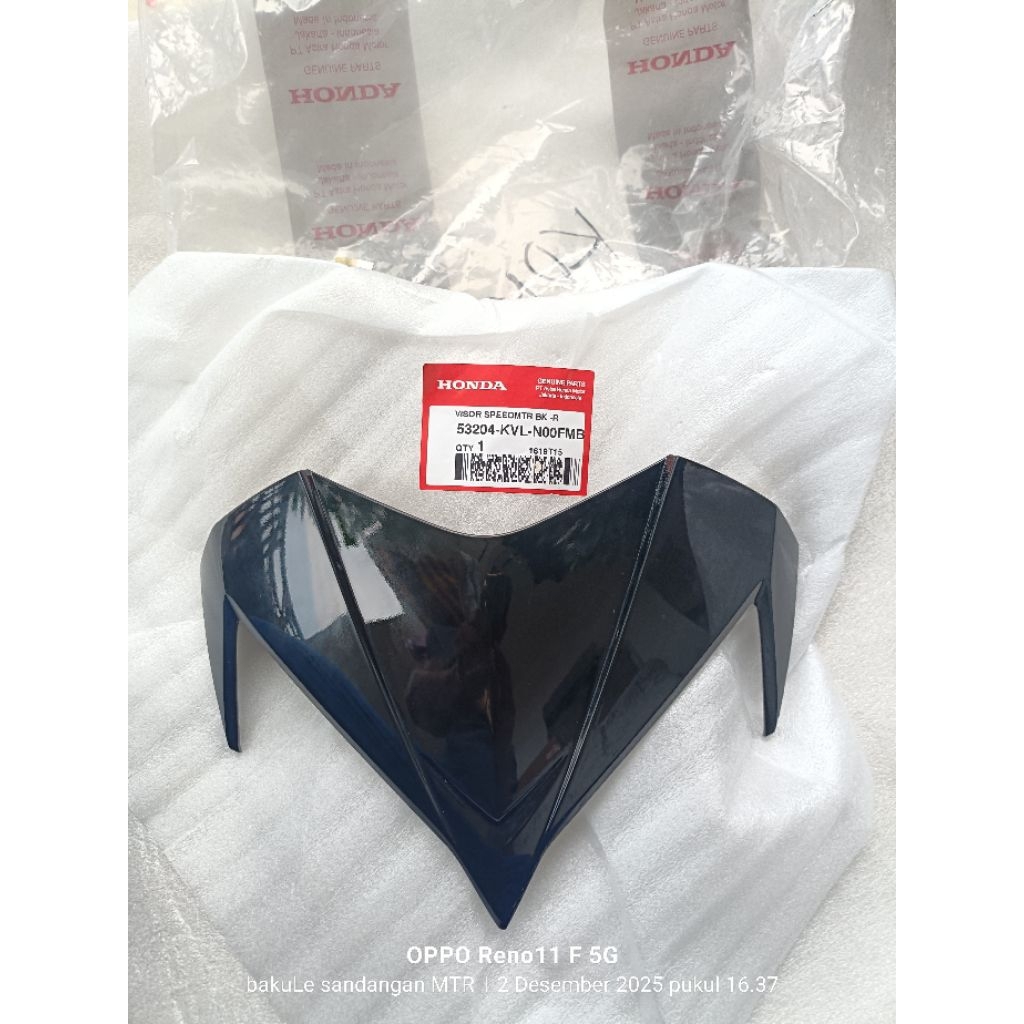 visor Honda Supra x 125 Batman original AHM 53204 KVL N00FMB