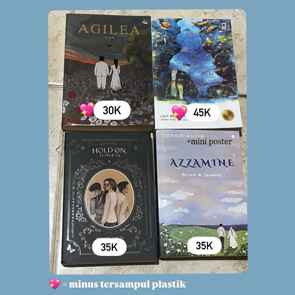 Preloved novel Laut bercerita AGILEA HOIH Azzamine