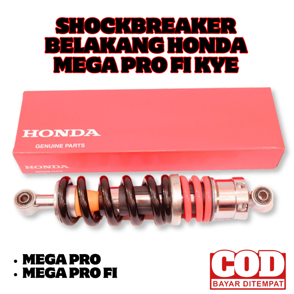 sok Belakang KYE Motor Honda Mega Pro FI / Shock Belakang Mega Pro 2010 - 52400-KYE-941 Original