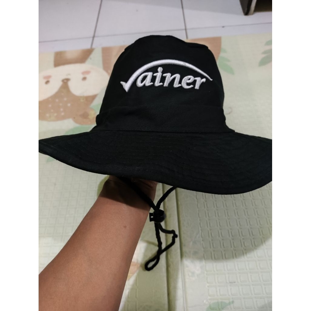 Topi rimba hitam vainer topi kebun topi outdoor