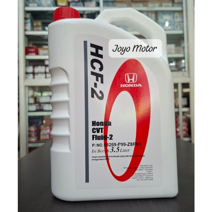 Oli Transmisi Matic CVT Asli Honda HCF-2 ( CVT Fluid ) 3,5 Liter Brio Mobilio BRV HRV Jazz GK5