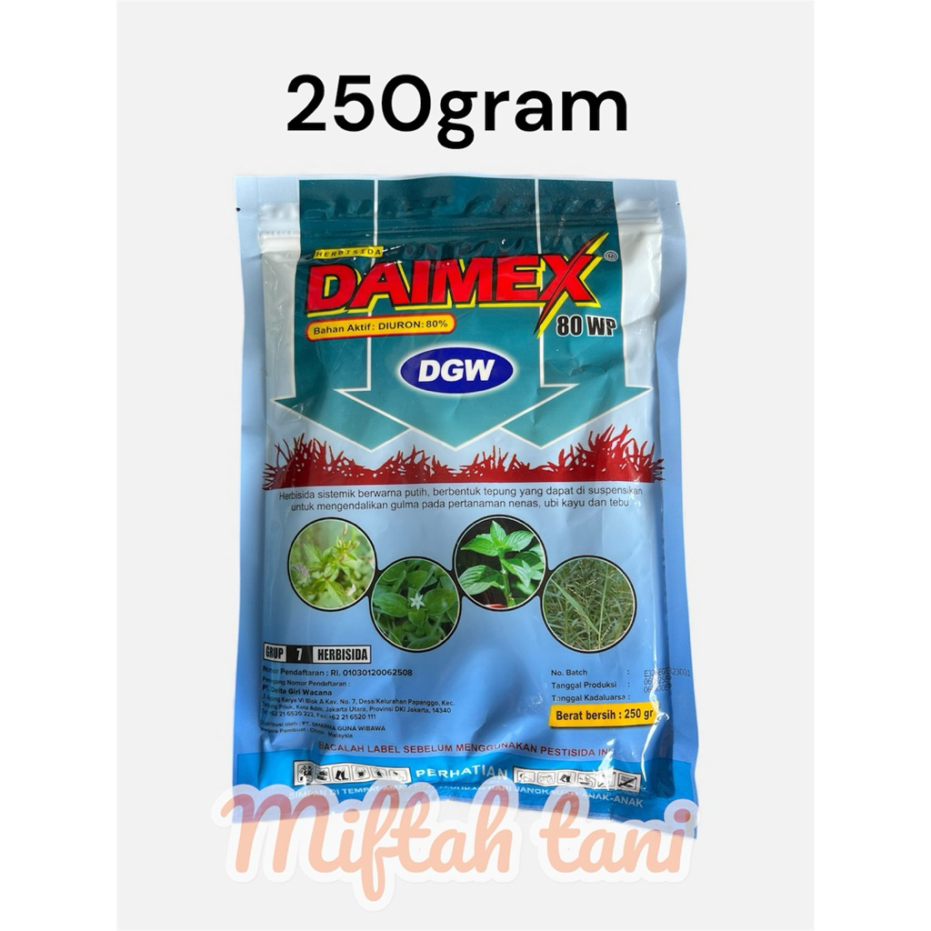 DAIMEX 80 wp DGW kemasan 250 gram , Herbisida