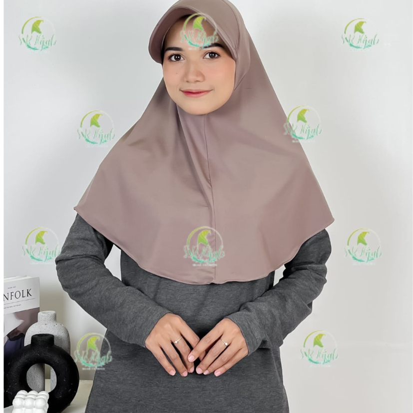 Jilbab Instan Sport Topi Dewasa Ukuran M Jersey Premium I Hijab Sporty Wanita Muslimah