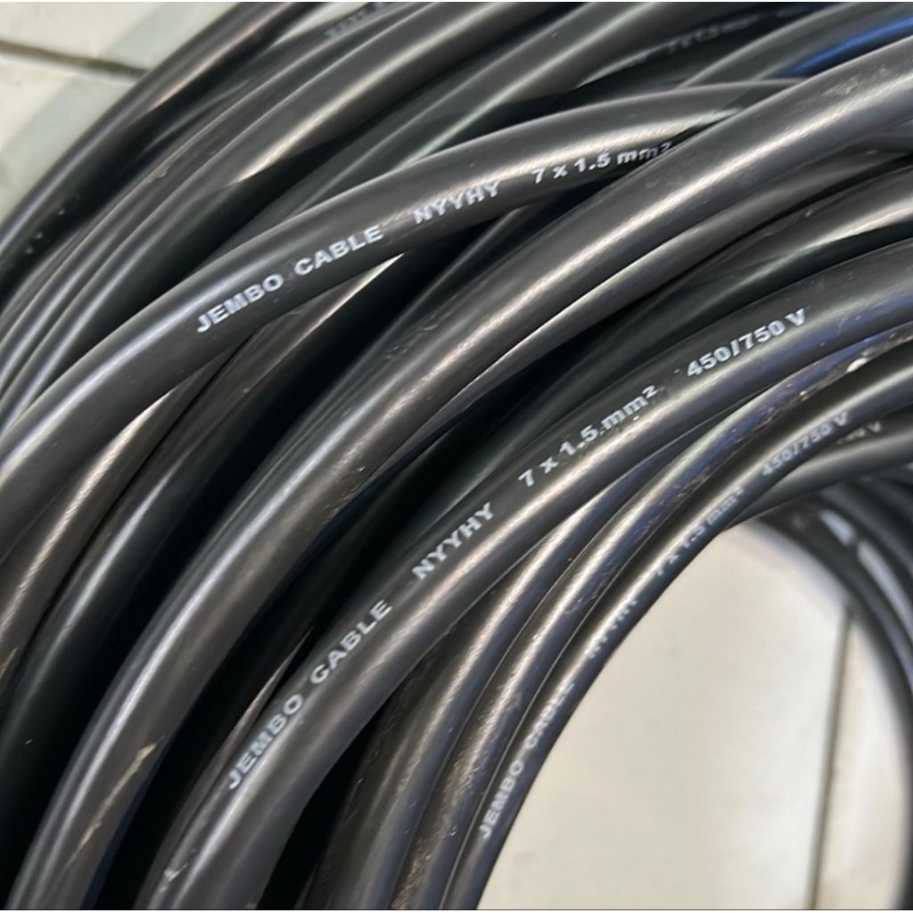 KABEL SERABUT NYYHY 7X1,5MM 7X1,5 MM 7X1.5MM 7X1.5 MM JEMBO 50M