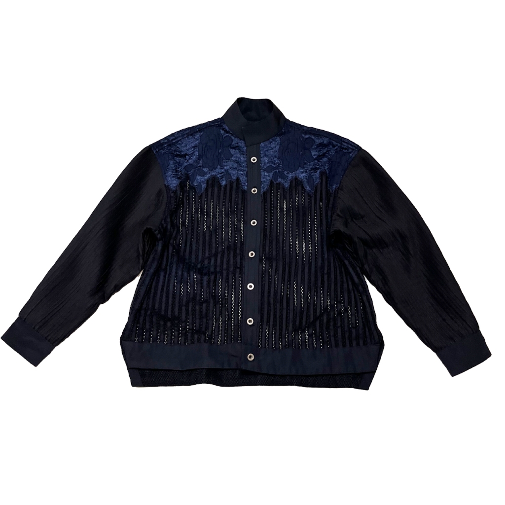 Vintage Black Jacket Unisex Like Chrome Hearts