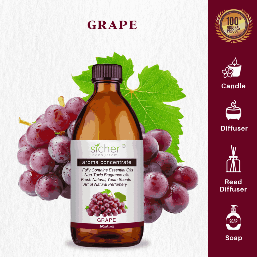 Sicher Fragrance Oil Grape 500ml