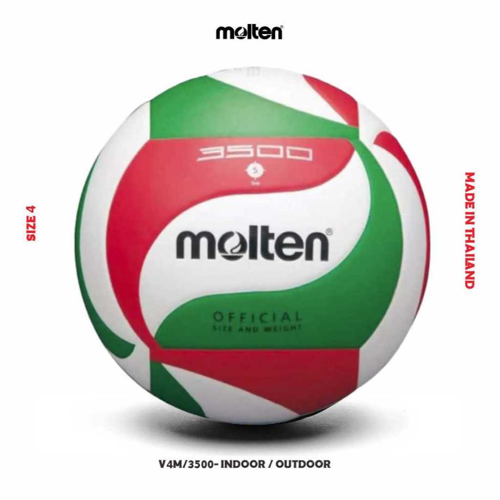 MOLTEN Bola voli molten 3500 size 4 ORIGINAL bola volly molten SIZE 4 water resistance