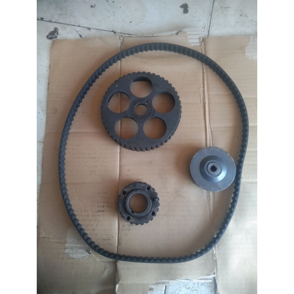 gigi timing belt L300 bensin set copotan