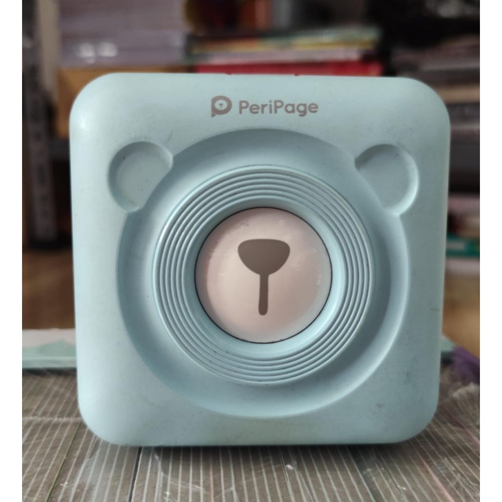 (Second) PERIPAGE Printer A6 203 Dpi Mini Printer Resi Thermal Bluetooth
