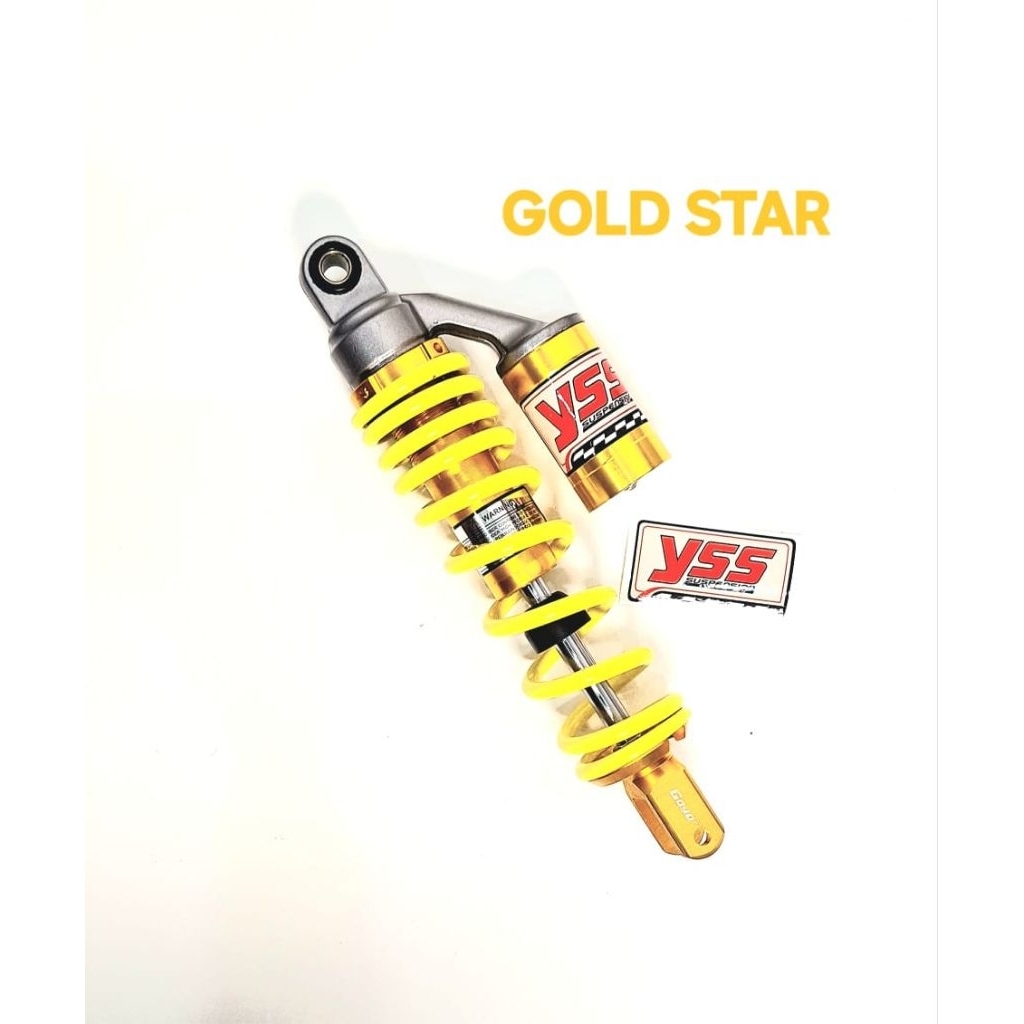 SHOCK  TABUNG BELAKANG COPY YSS TABUNG KUNING/TABUNG PUTIH UKURAN 310MM BUAT MOTOR VARIO 110/ BEAT F