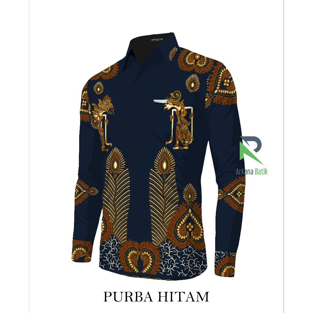 Arkana Batik Slimfit Motif Purba